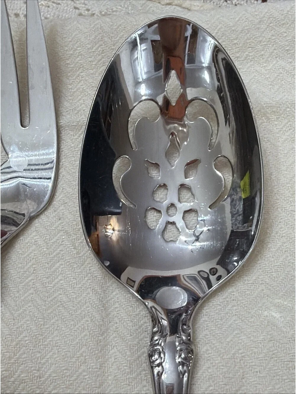 Oneida Community Michelangelo Silver plated Serving Set 5 Fork Spoon Casserole +